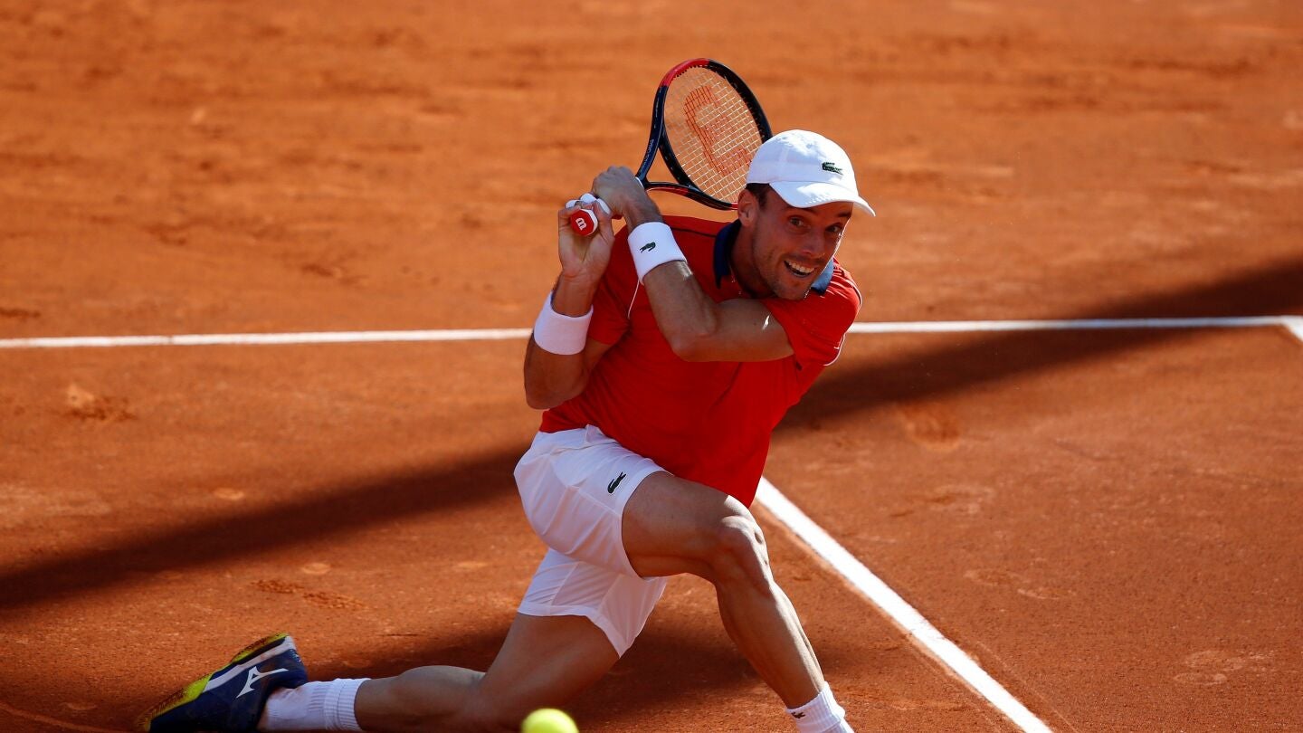 Roberto Bautista, durante su partido contra Cameron Norrie