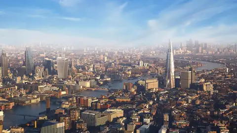 The Shard Londres desde las alturas