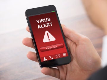 Alerta de virus en el móvil