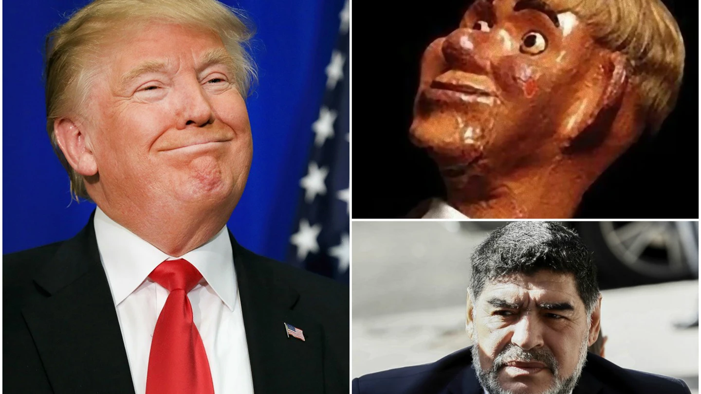 Maradona llamó 'Chirolita' a Trump, y este, le negó el visado Maradona llamó 'Chirolita' a Trump, y este, le negó el visado,