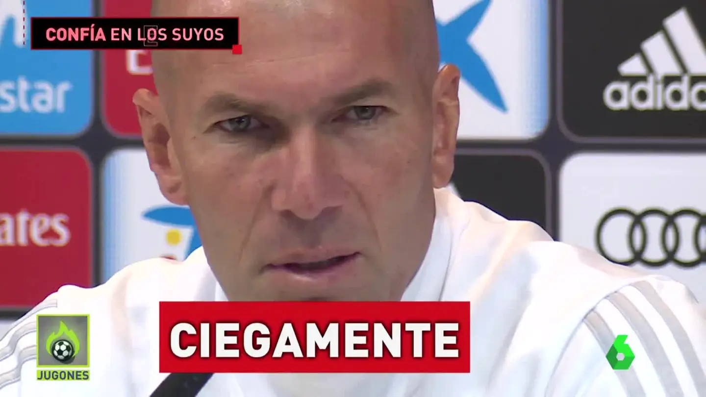 Zidane en rueda de prensa Zidane