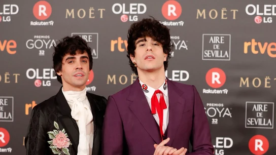 La pareja del momento Javier Ambrossi y Javier Calvo de Gucci de Gucci Premios Goya 2018