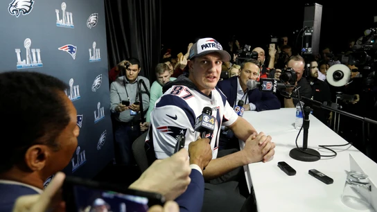 Rob Gronkowski, de los Patriots de Nueva Inglaterra Rob Gronkowski, de los Patriots de Nueva Inglaterra