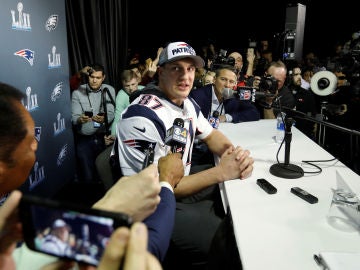 Rob Gronkowski, de los Patriots de Nueva Inglaterra Rob Gronkowski, de los Patriots de Nueva Inglaterra