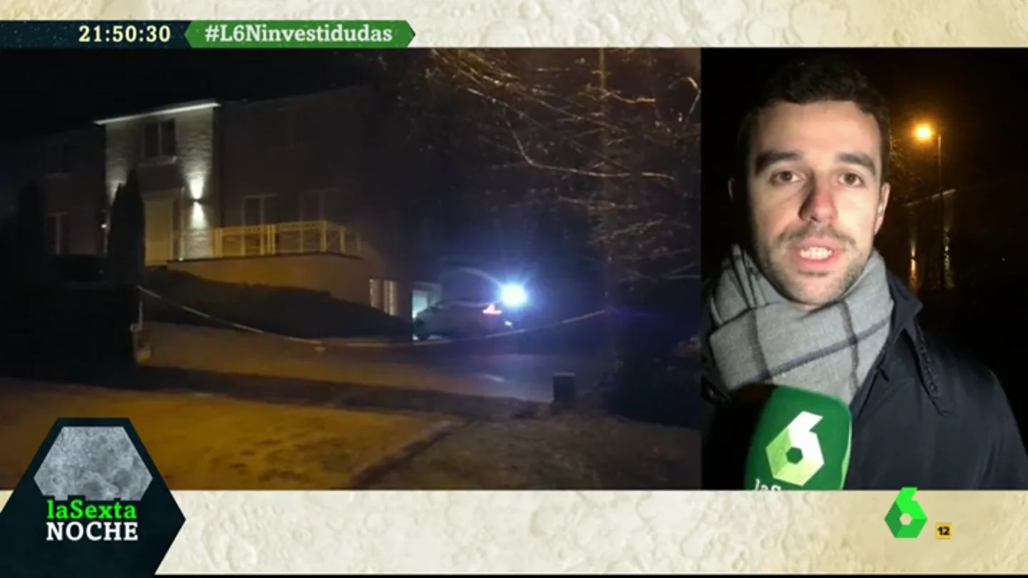 Un coche entra en la casa que habría alquilado Puigdemont Un coche entra en la casa que habría alquilado Puigdemont