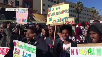 Marcha en Ceuta en recuerdo a las víctimas del Tarajal y contra las devoluciones en caliente