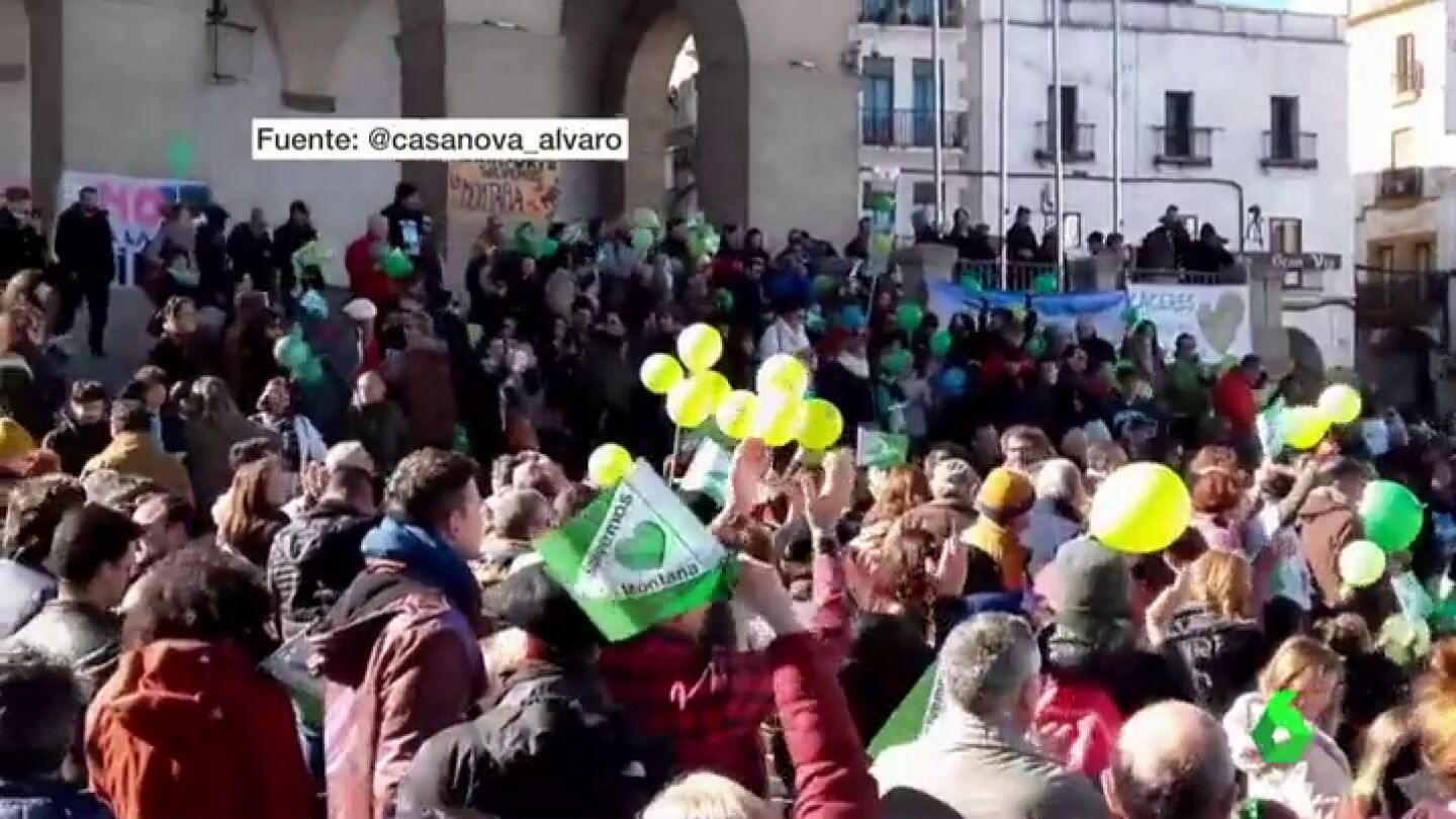 Manifestaci&oacute;n en C&aacute;ceres