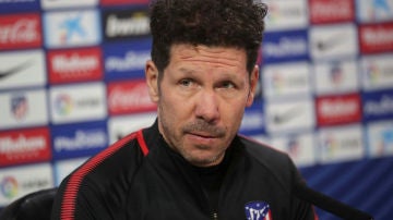 Diego Simeone, en rueda de prensa