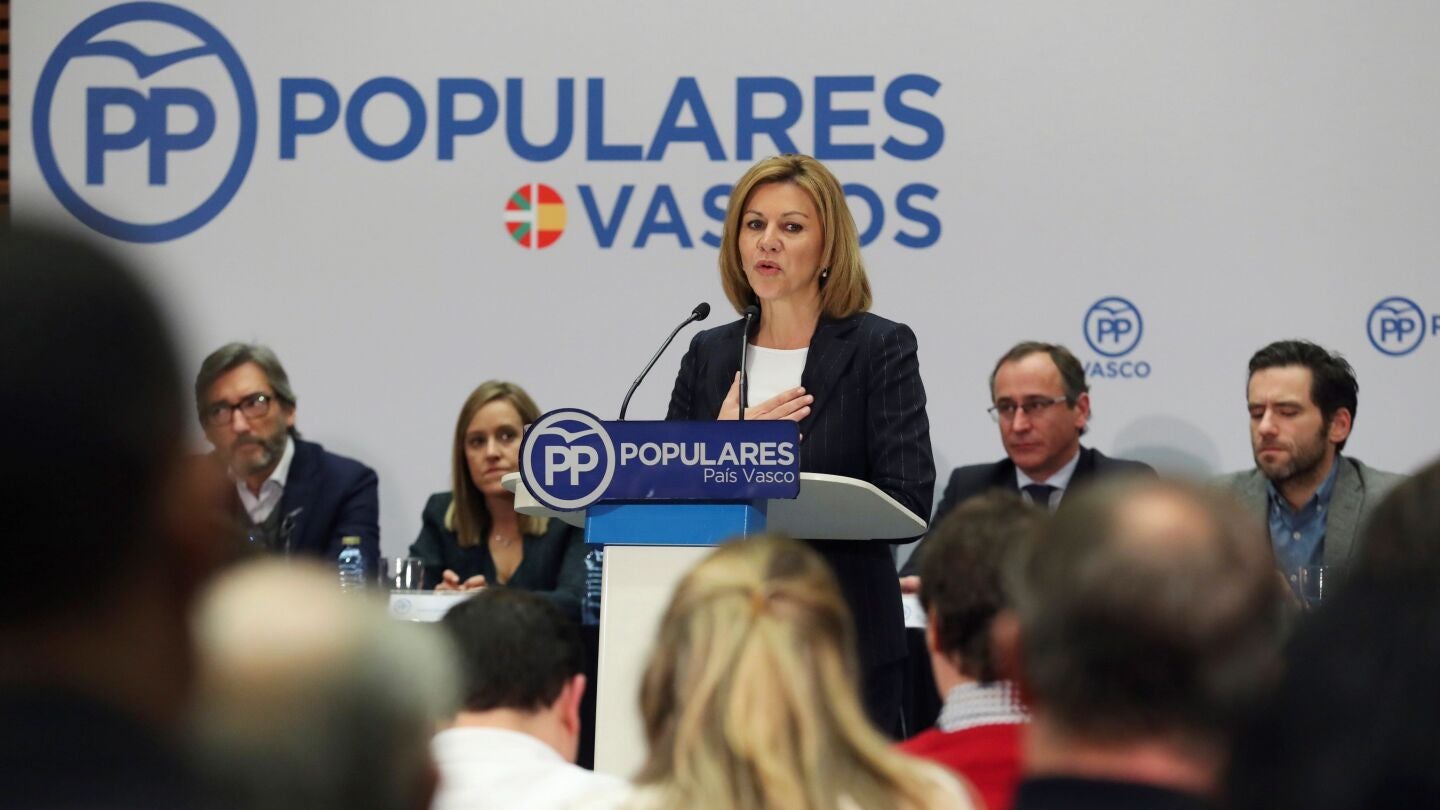 La secretaria general del PP, Mar&iacute;a Dolores de Cospedal