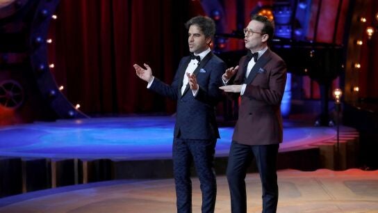 Los humoristas y presentadores de los Goya 2018 Ernesto Sevilla y Joaqu&iacute;n Reyes