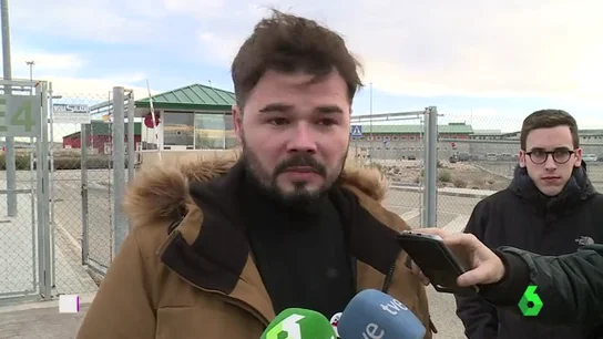 El portavoz de ERC, Gabriel Rufían El portavoz de ERC, Gabriel Rufían