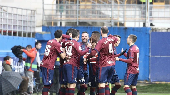 El Eibar celebra un gol El Eibar celebra un gol