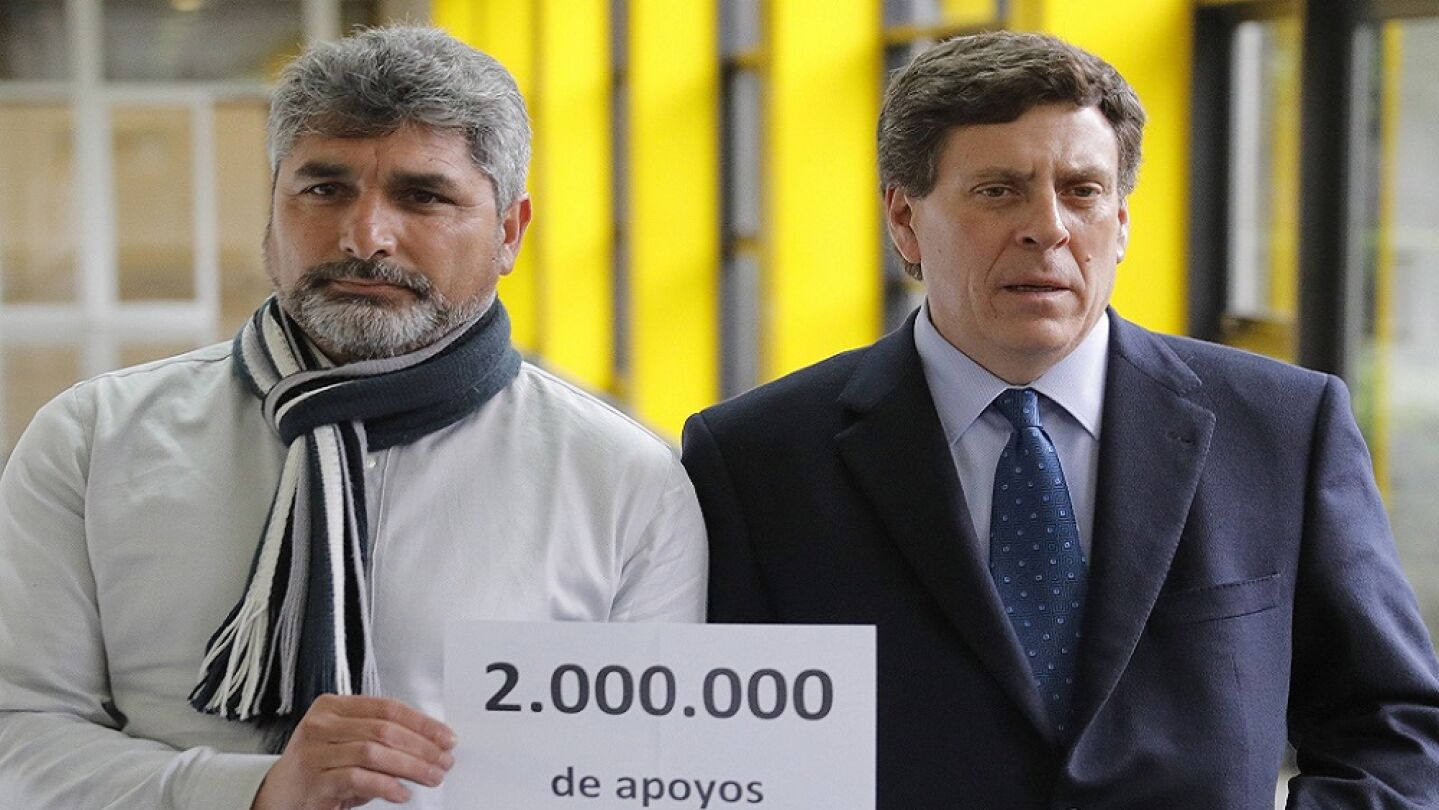 Juan Jos&eacute; Cort&eacute;s, padre de Mari Luz, y Juan Carlos Quer, padre de Diana