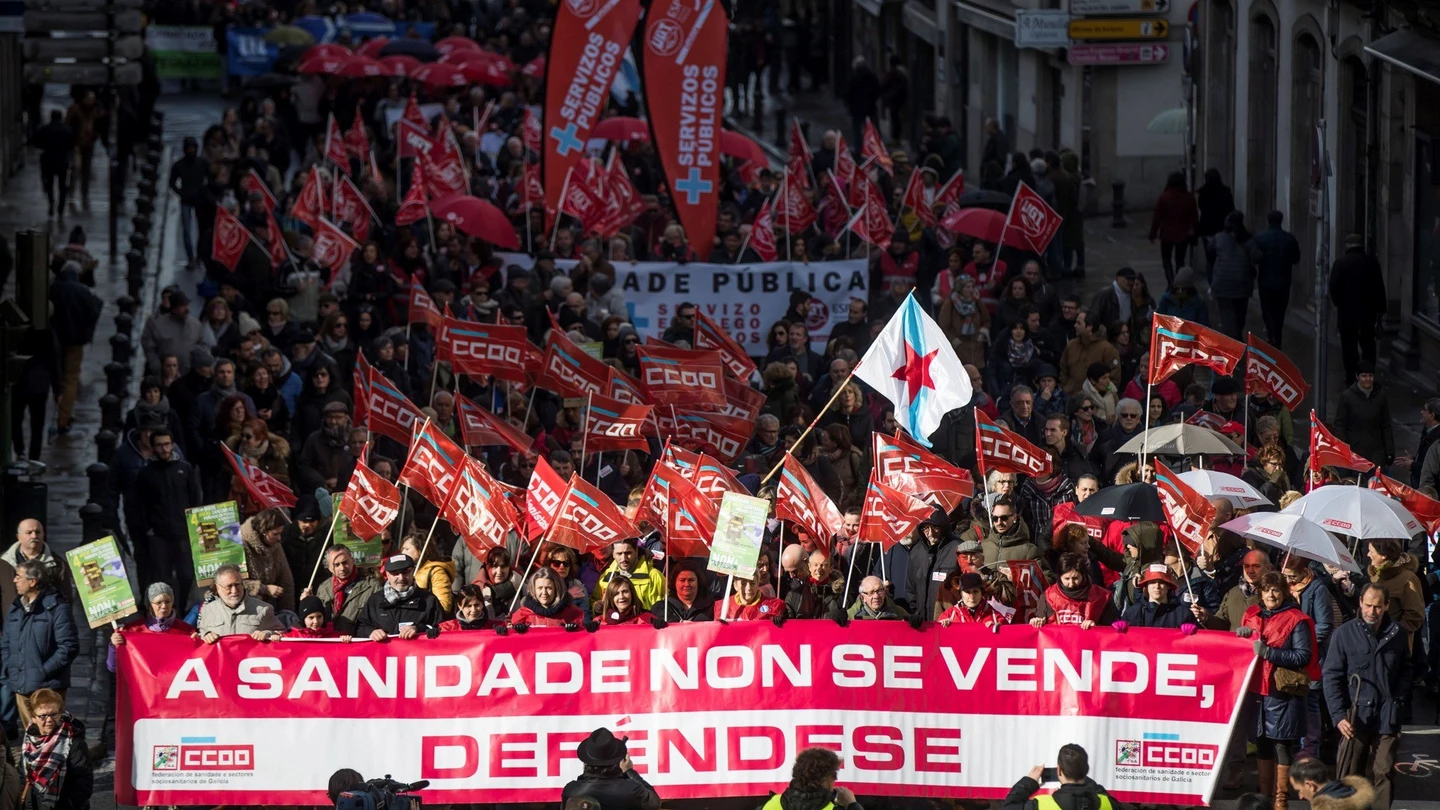 Manifestación convocada por distintas plataformas en defensa de la sanidad pública Manifestación convocada por distintas plataformas en defensa de la sanidad pública