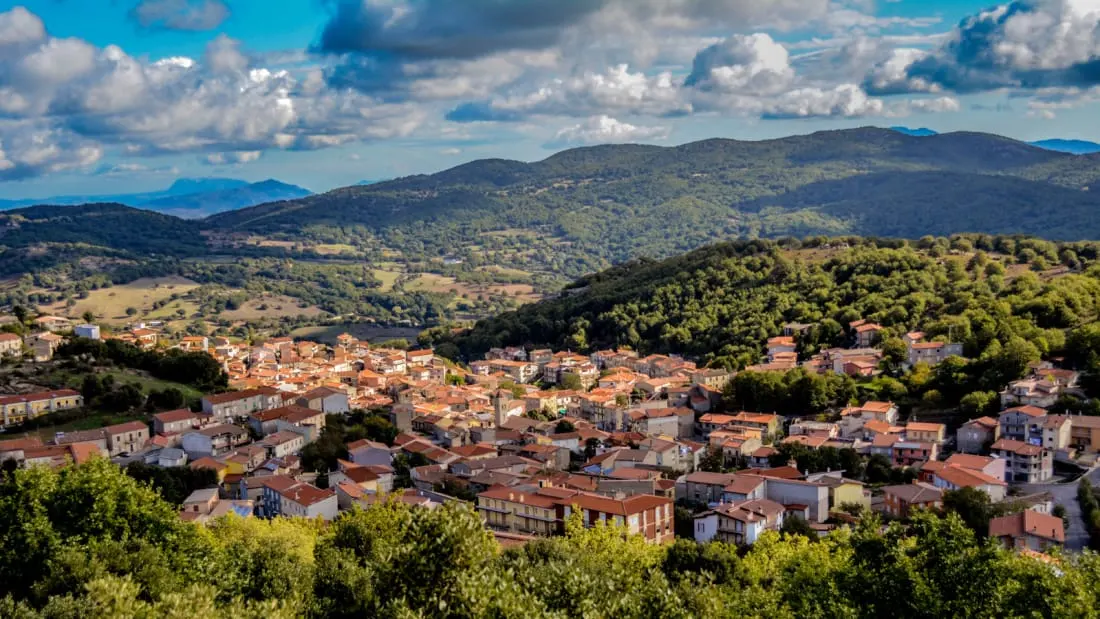 Vista general de Ollolai 