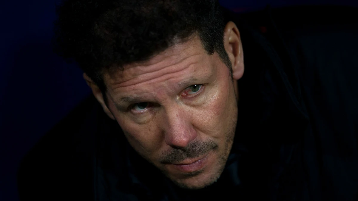 Diego Simeone, durante un partido