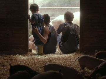 Una pareja propietaria de una granja ecológica en Cataluña Una pareja propietaria de una granja ecológica en Cataluña