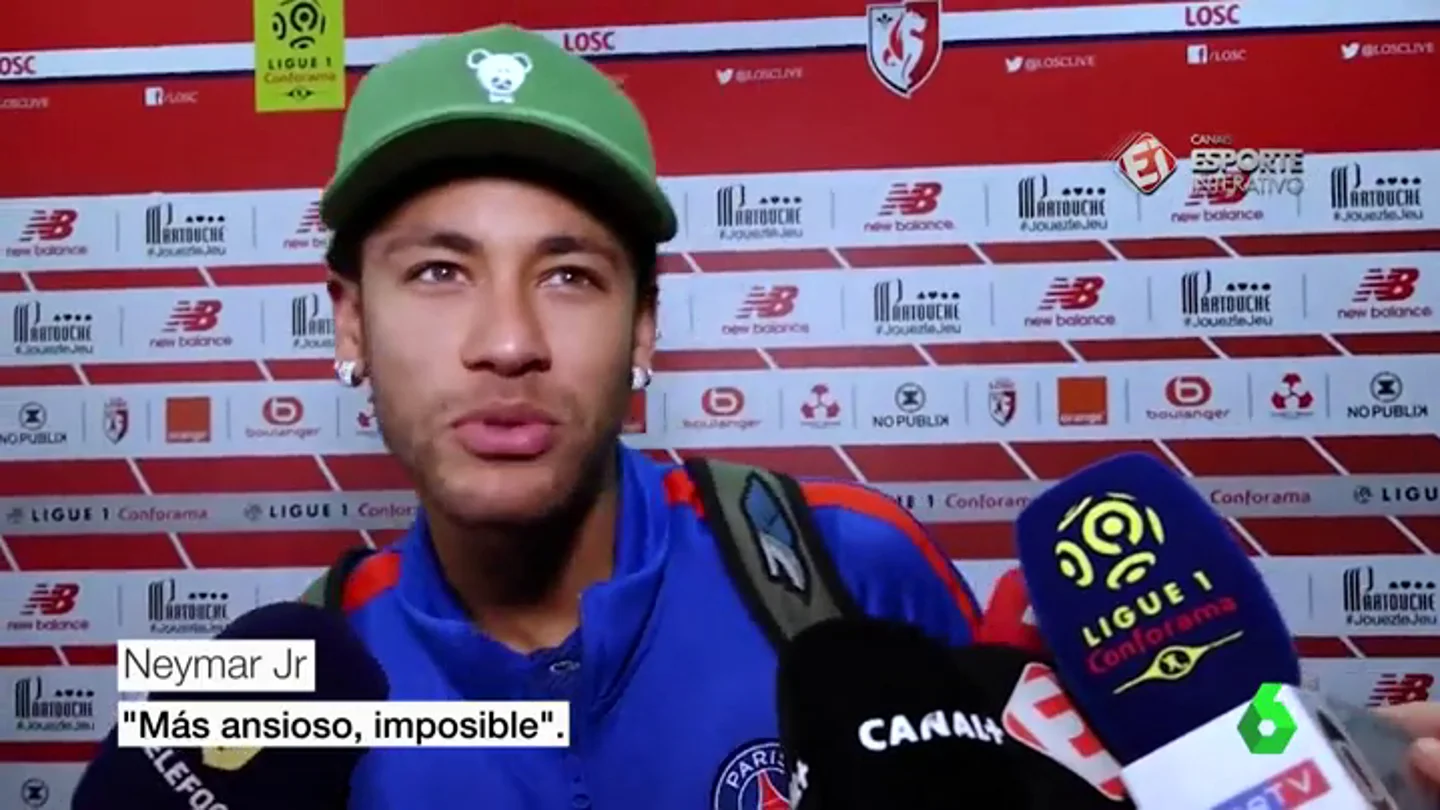 Neymar: "Estoy ansioso por jugar contra el Madrid, quiero que llegue ese día ya" Neymar: "Estoy ansioso por jugar contra el Madrid, quiero que llegue ese día ya"
