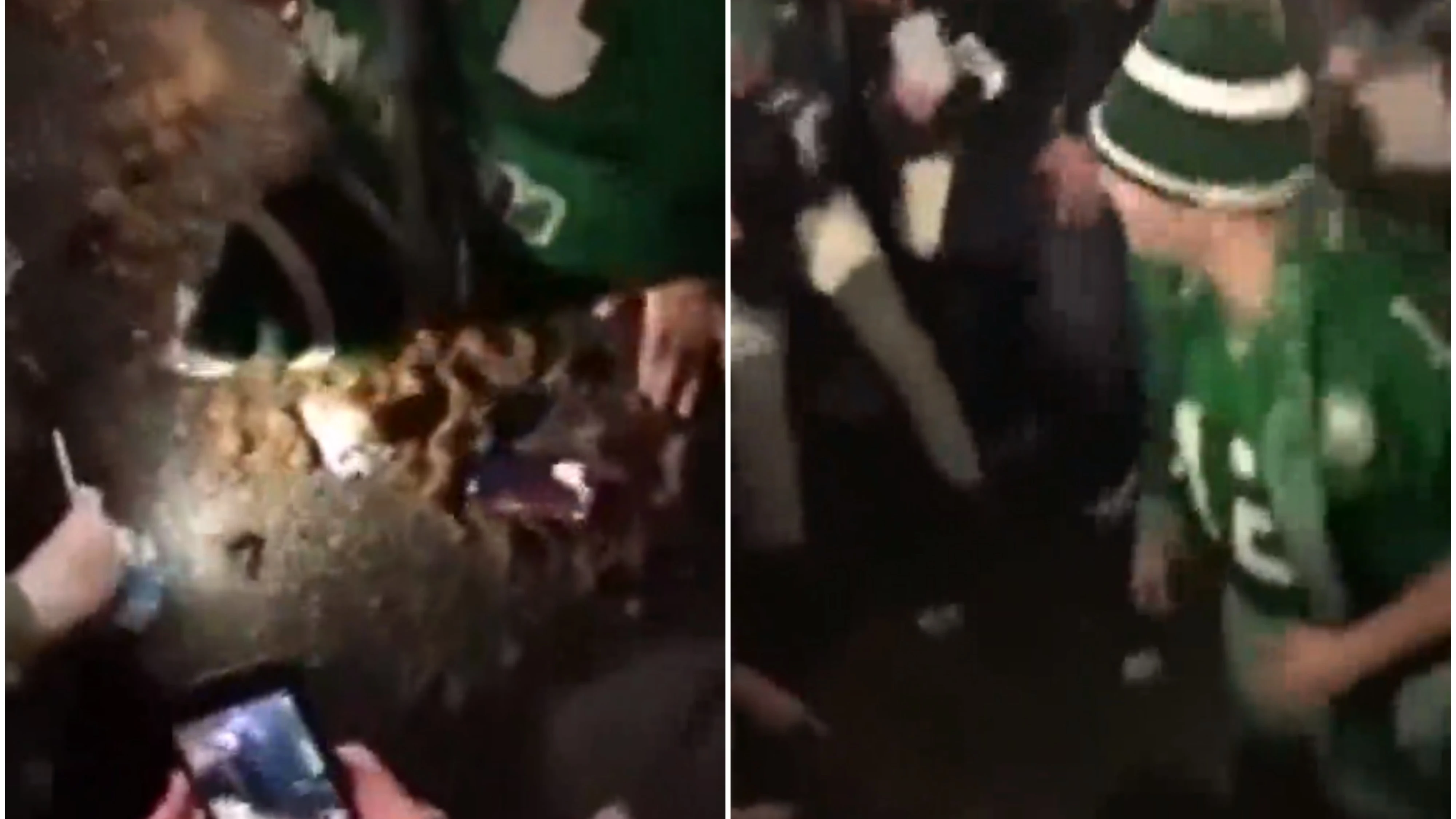 Salvaje celebración en Filadelfia tras la victoria de los Eagles