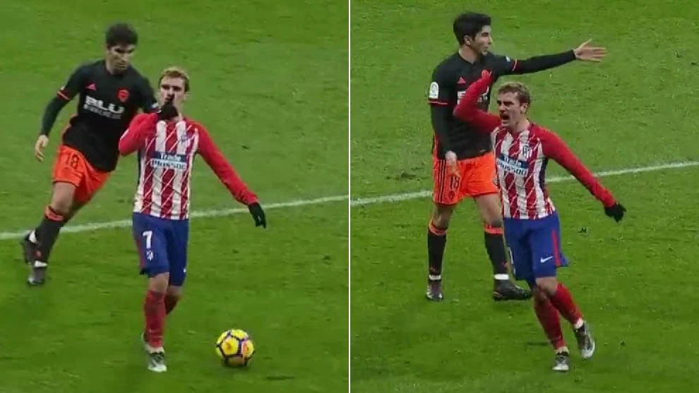 Griezmann manda callar a la grada del Wanda Griezmann manda callar a la grada del Wanda