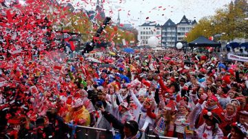 La 'Fastnachumzug' de Eppingen, una de las grandes celebraciones del Carnaval alemán