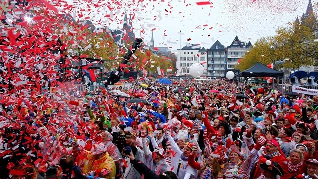 La 'Fastnachumzug' de Eppingen, una de las grandes celebraciones del Carnaval alemán