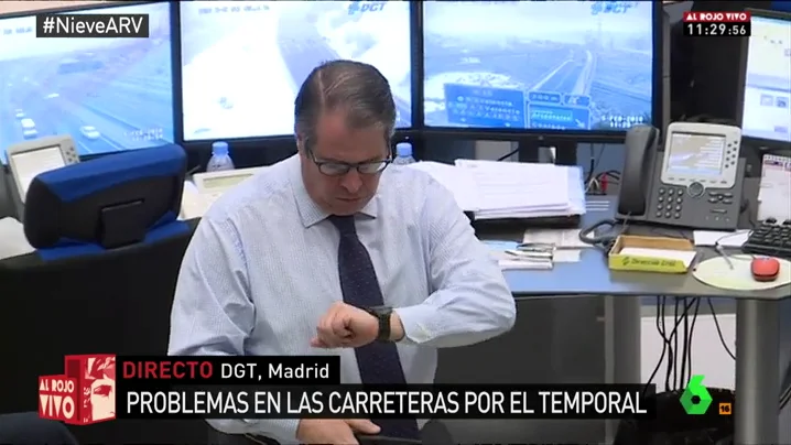 Gregorio Serrano en la sede de la DGT en Madrid