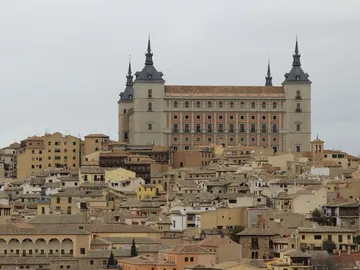Imagen de archivo del Alcázar de Toledo Imagen de archivo del Alcázar de Toledo