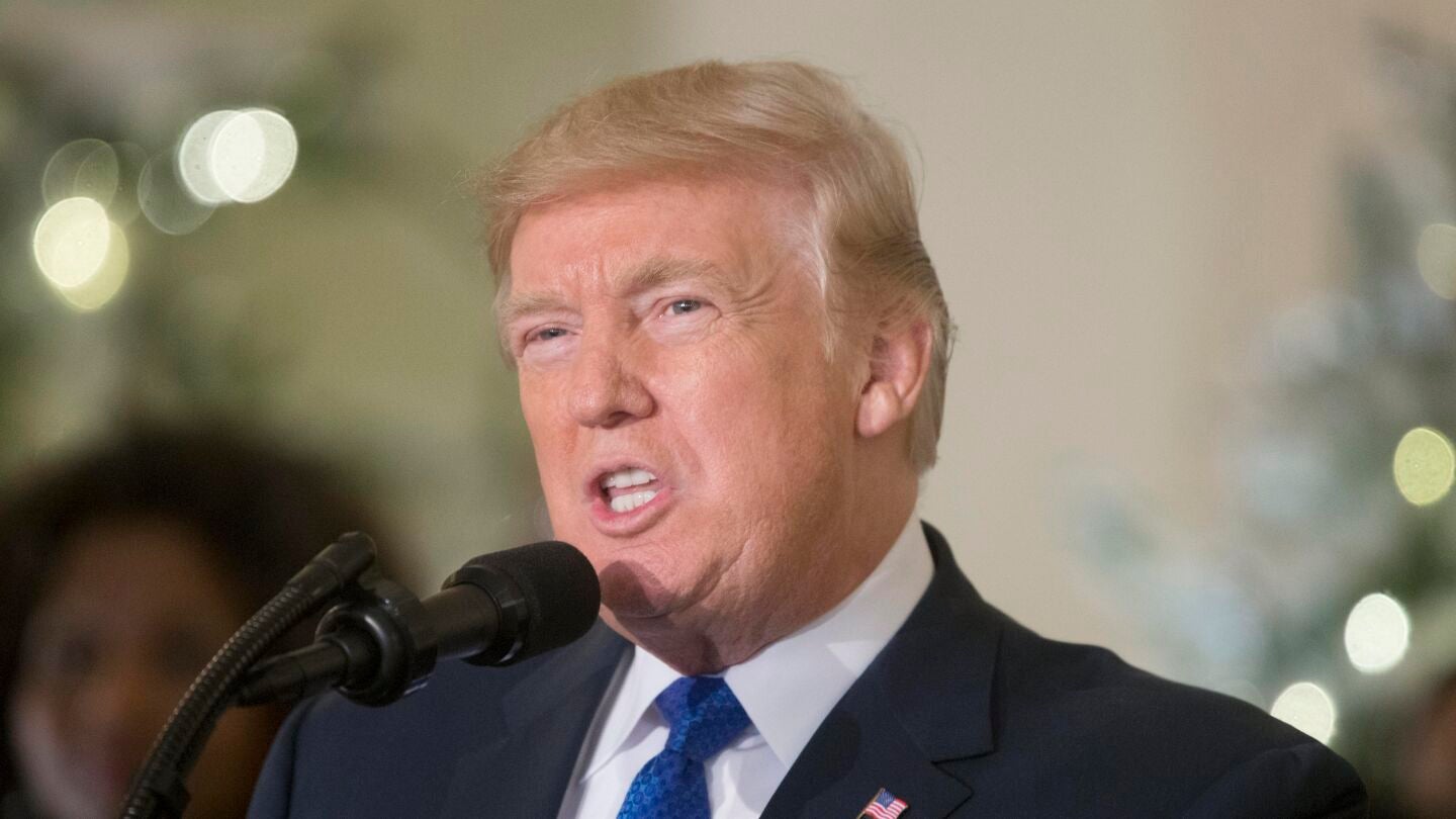 El presidente estadounidense, Donald Trump