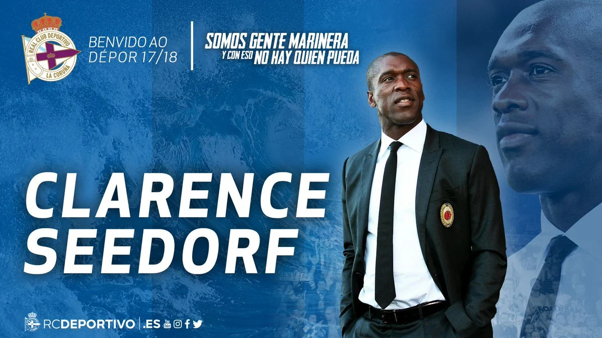 Seedorf, nuevo entrenador del Deportivo