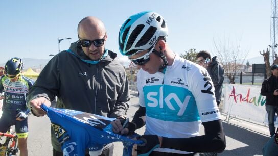 Chris Froome, en la Vuelta a Andaluc&iacute;a