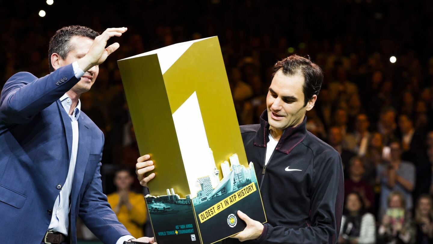 Roger Federer, el n&ordm; 1 m&aacute;s longevo de la historia