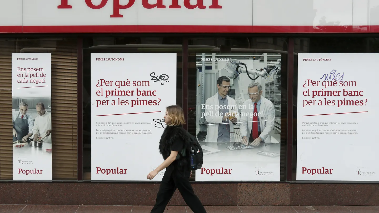 El Banco Popular perdió 13.595 millones en 2017 El Banco Popular perdió 13.595 millones en 2017
