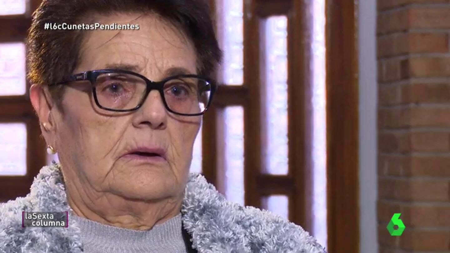 Enriqueta, hija de una v&iacute;ctima del franquismo