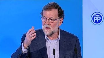 Mariano Rajoy, durante el acto del PP en Elche