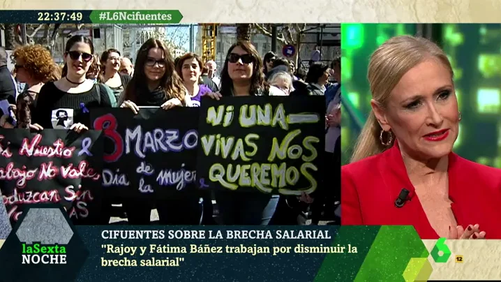 Cristina Cifuentes en laSexta Noche