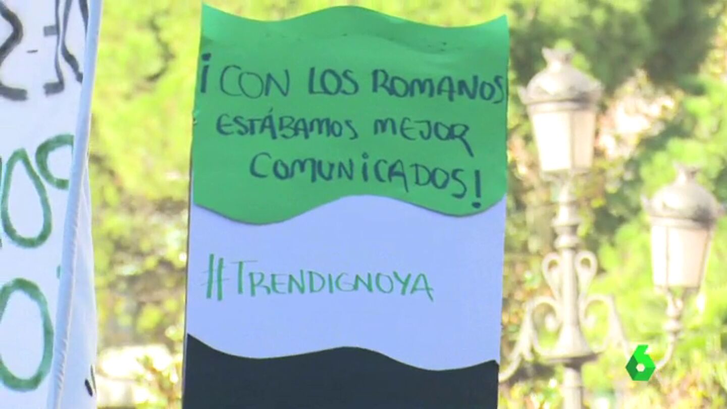 Los vecinos de Extremadura claman de nuevo en las calles por un tren digno: llevan 18 a&ntilde;os esperando la alta velocidad
