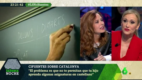 Cristina Cifuentes en laSexta Noche Cristina Cifuentes en laSexta Noche