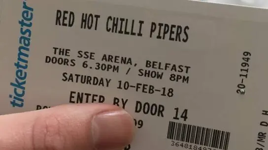 Entrada para el concierto del grupo gaitero 'Red Hot Chili Pipers' Entrada para el concierto del grupo gaitero 'Red Hot Chili Pipers'