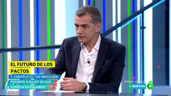 Toni Cantó en El Objetivo Toni Cantó en El Objetivo