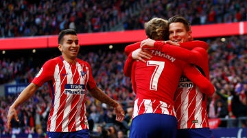 Griezmann se abraza a Gameiro