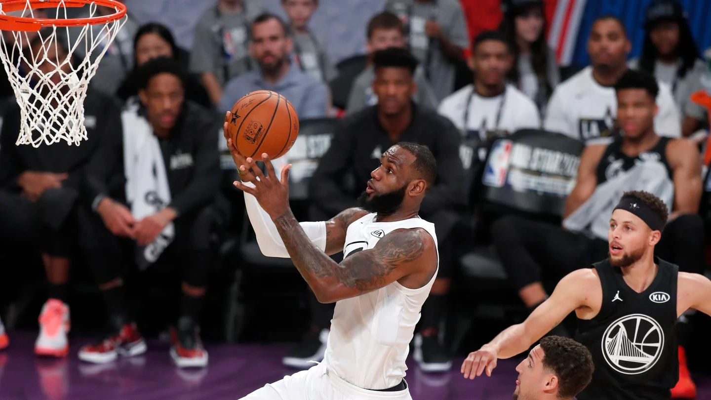 LeBron James, en acción durante el All Star 2018 LeBron James, en acción durante el All Star 2018