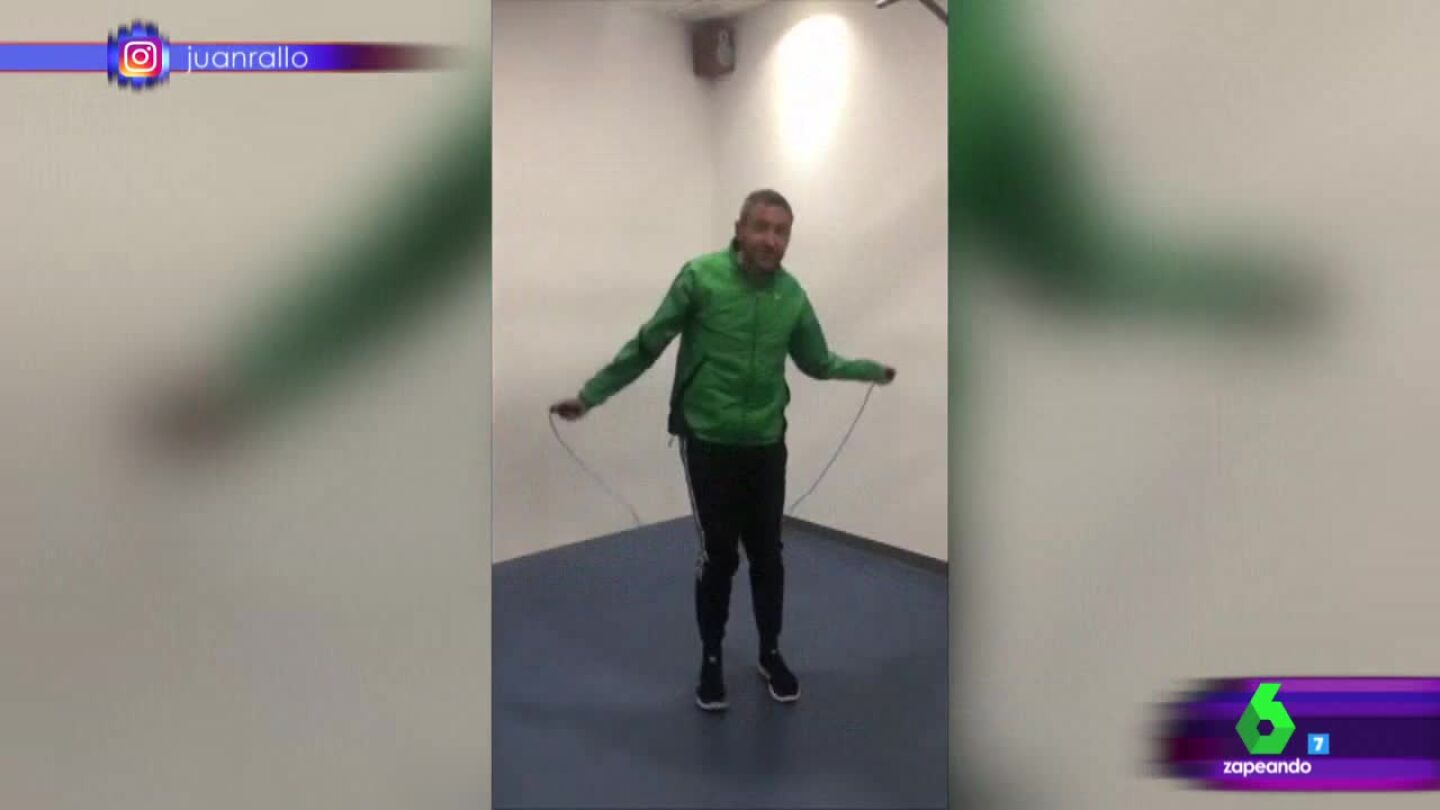 Las im&aacute;genes de Frank Blanco entrenando para conseguir lucir abdominales