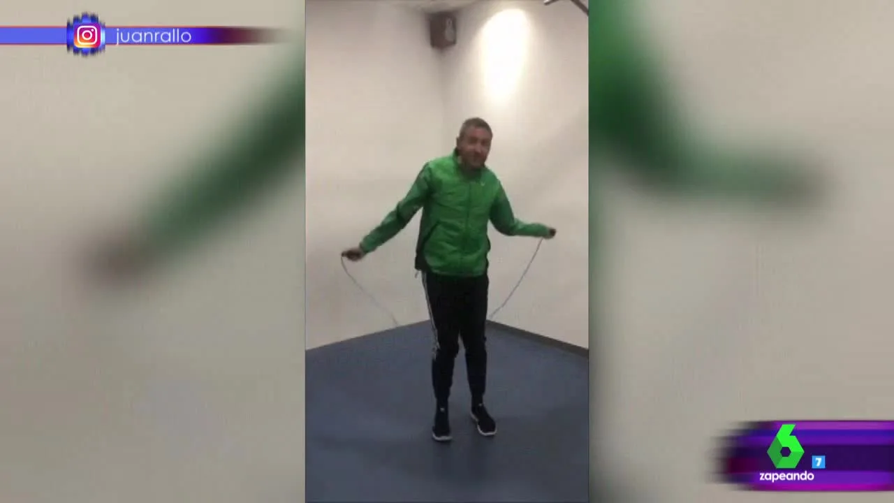Las imágenes de Frank Blanco entrenando para conseguir lucir abdominales Las imágenes de Frank Blanco entrenando para conseguir lucir abdominales