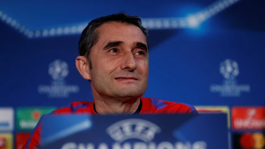 Valverde, durante la rueda de prensa Valverde, durante la rueda de prensa