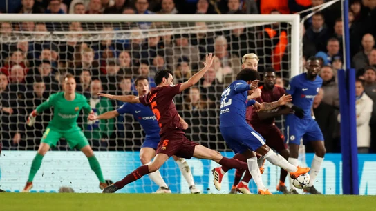 Gol de Willian al Barcelona Gol de Willian al Barcelona