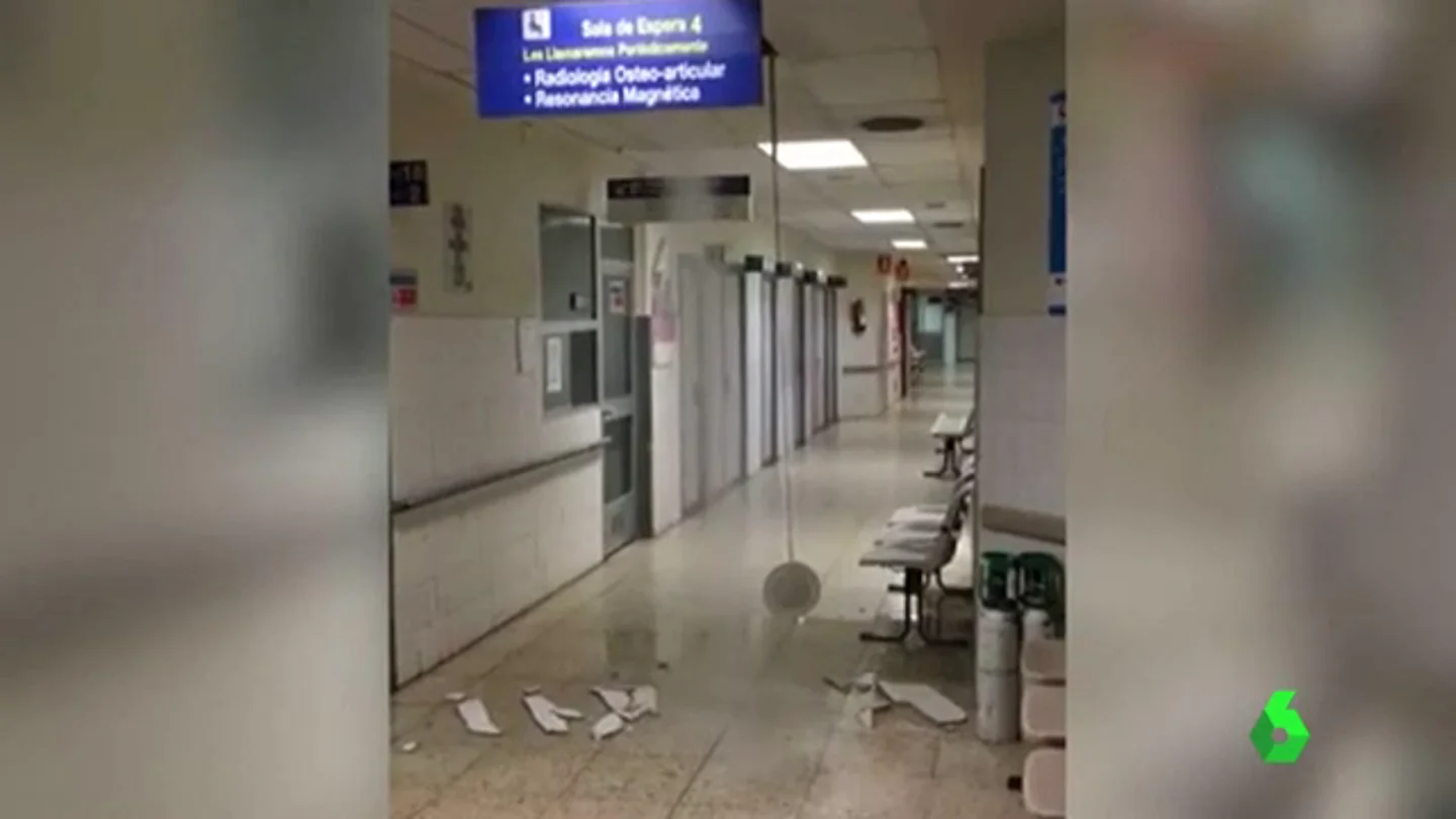 Una nueva rotura de tubería causa inundaciones en el hospital de la Paz de Madrid Una nueva rotura de tubería causa inundaciones en el hospital de la Paz de Madrid