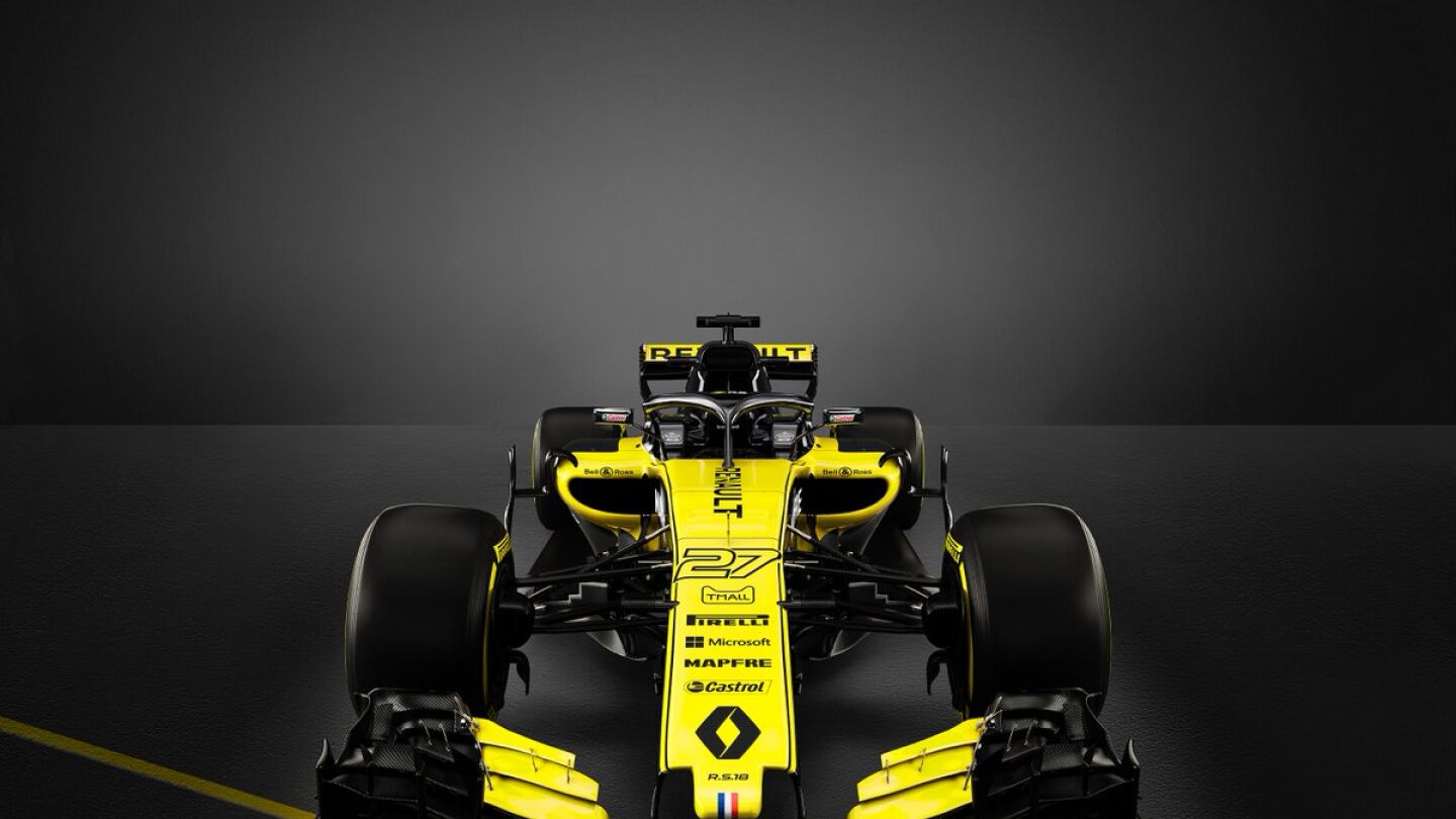 El nuevo Renault RS18 para la temporada 2018
