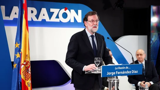Mariano Rajoy en un acto de La Razón Mariano Rajoy en un acto de La Razón
