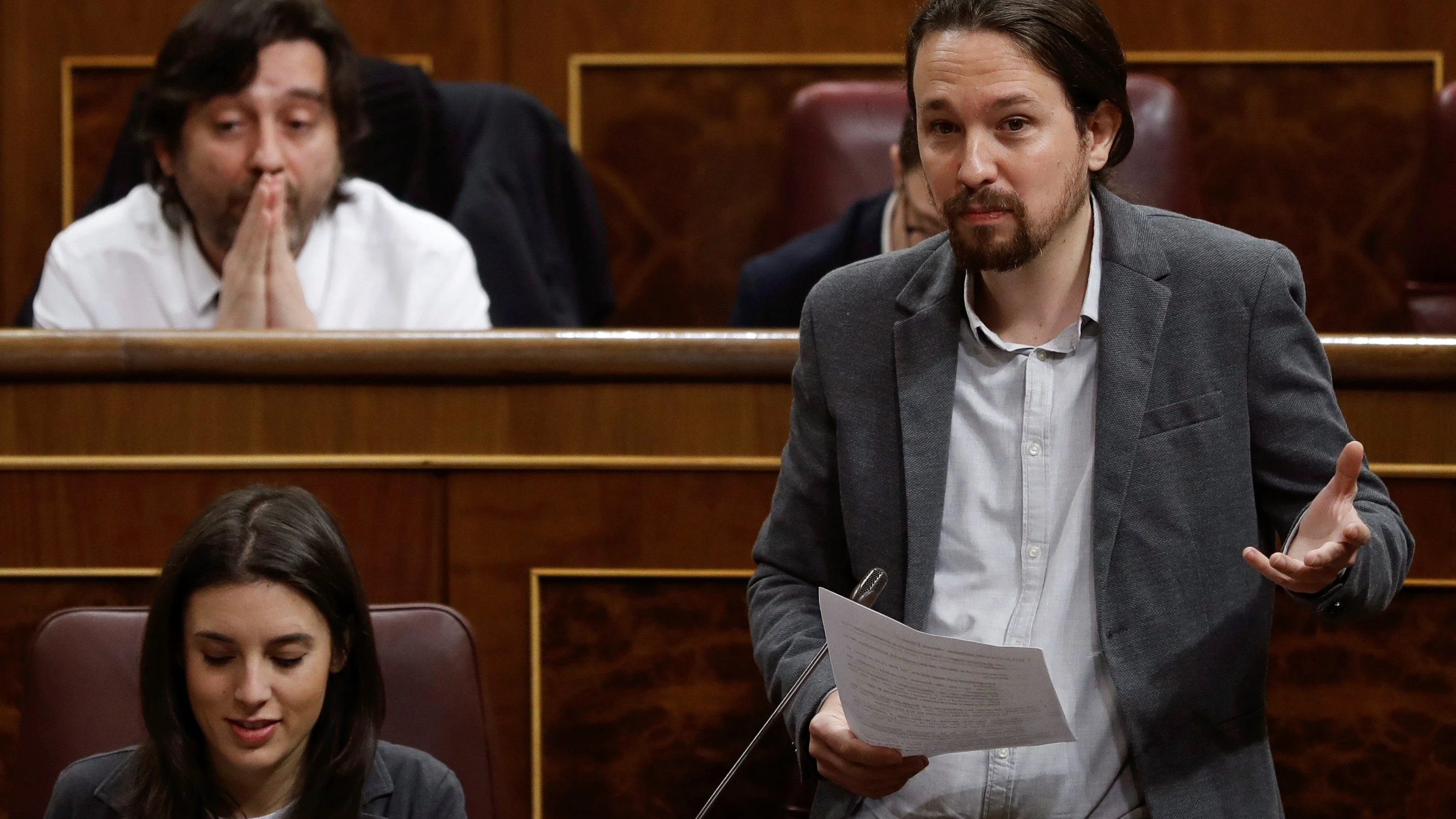 Pablo Iglesias, secretario general de Podemos